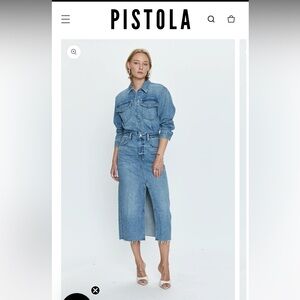 Pistola Women's Blue Denim Dress